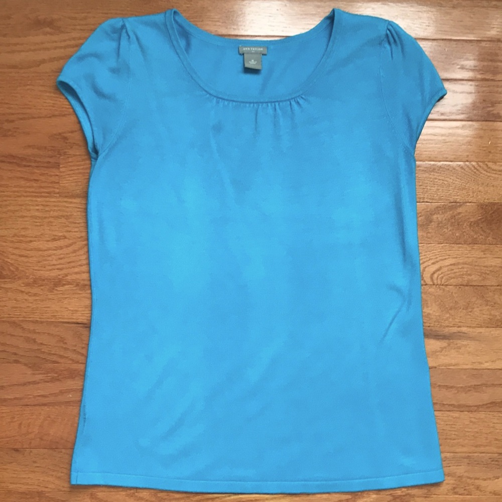 Bright Blue Blouse